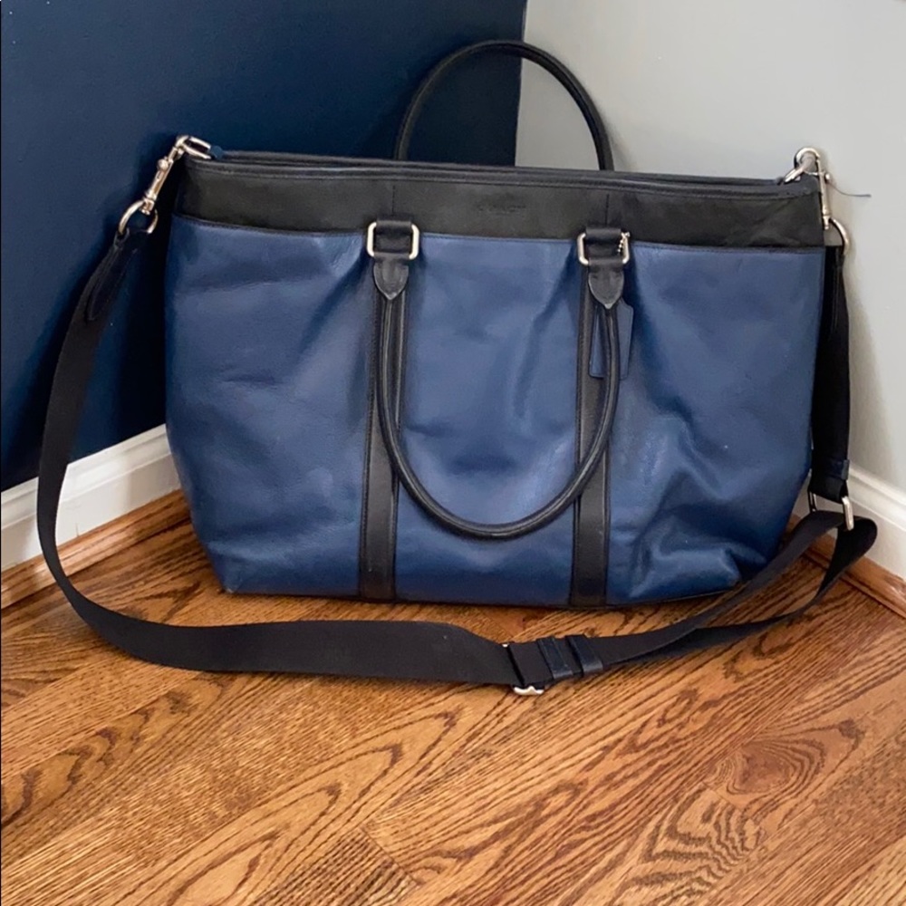 Coach leather briefcase